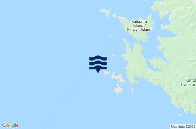 Mappa delle Getijden in Rangiahua Island (Flat Island), New Zealand