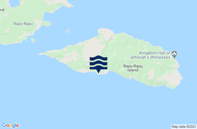 Mappa delle Getijden in Rapu-Rapu, Philippines