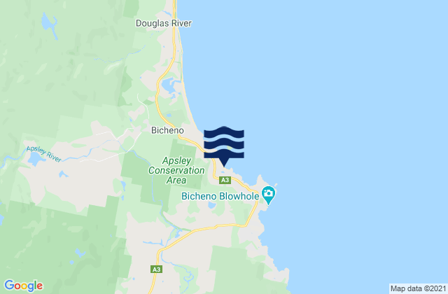Mappa delle Getijden in Redbill Beach, Australia