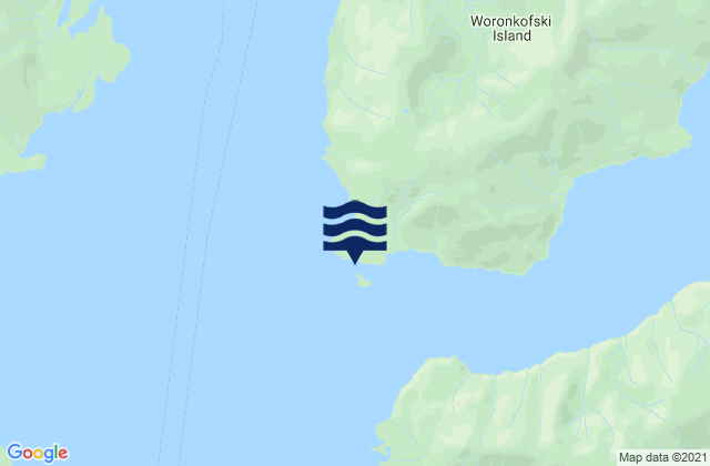Mappa delle Getijden in Reef Point (Stikine Strait), United States