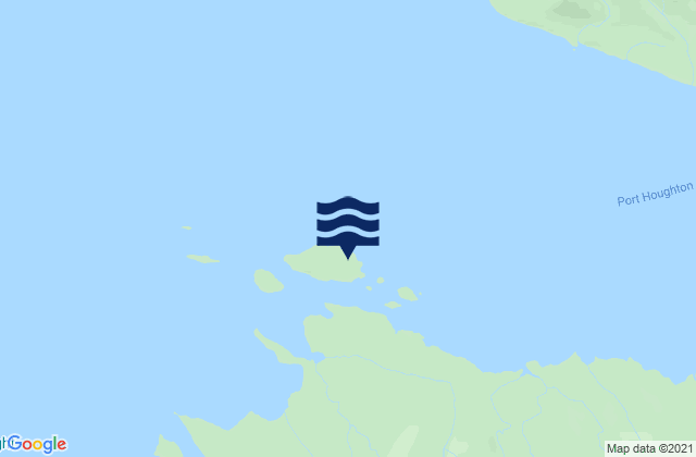 Mappa delle Getijden in Robert Islands, United States