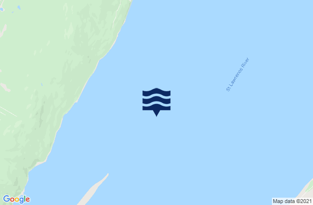 Mappa delle Getijden in Rocher Neptune, Canada