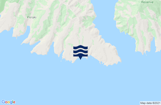 Mappa delle Getijden in Rocky Nook, New Zealand