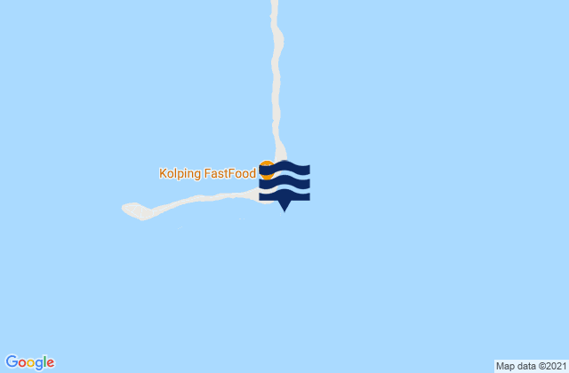 Mappa delle Getijden in Rongelap Island, Micronesia
