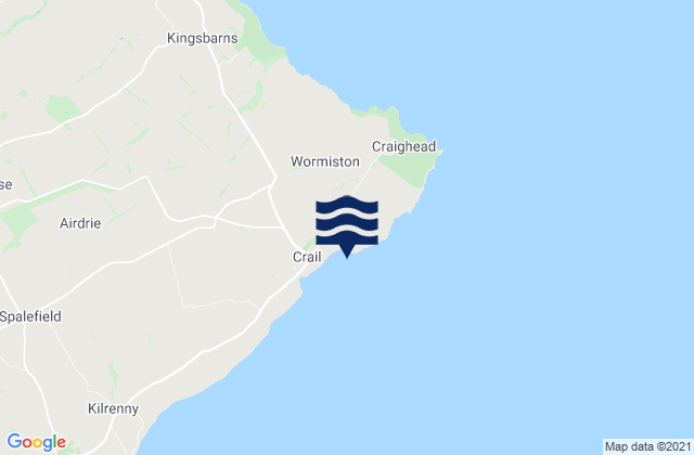Mappa delle Getijden in Roome Bay Beach, United Kingdom