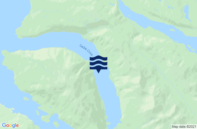 Mappa delle Getijden in Sadie Cove (Kachemak Bay), United States