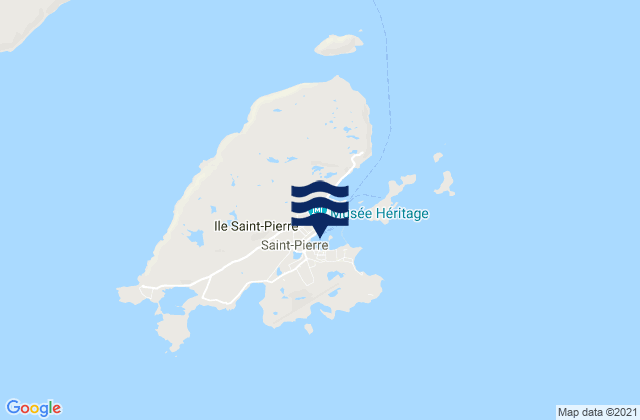 Mappa delle Getijden in Saint-Pierre, Saint Pierre and Miquelon