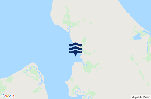 Mappa delle Getijden in Saint Asaph Bay, Australia
