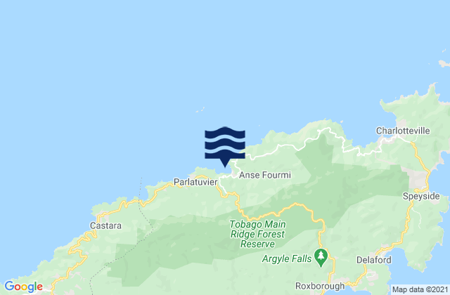 Mappa delle Getijden in Saint John, Trinidad and Tobago