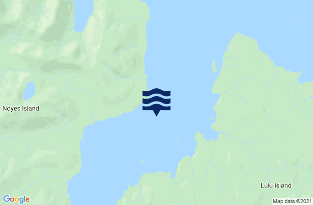 Mappa delle Getijden in Saint Nicholas Channel, United States
