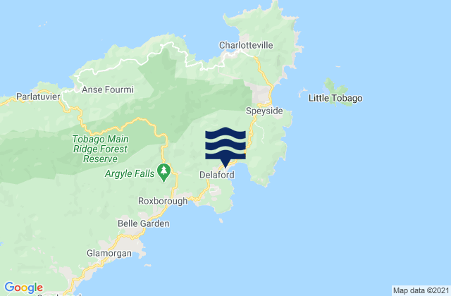 Mappa delle Getijden in Saint Paul, Trinidad and Tobago