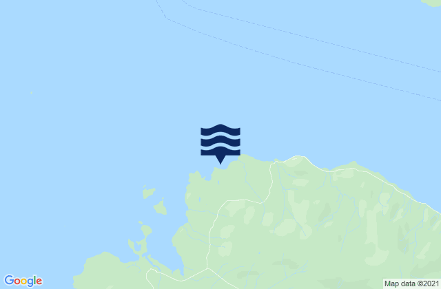 Mappa delle Getijden in SaintJohn Harbor, Zarembo Island, United States