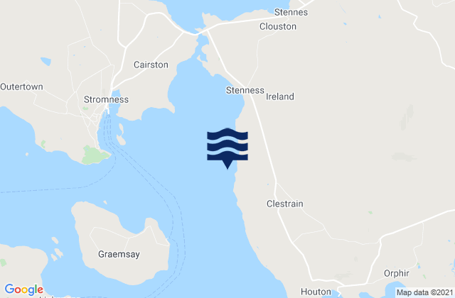 Mappa delle Getijden in Salthouse Bay, United Kingdom
