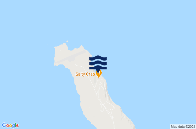 Mappa delle Getijden in San Clemente Island, United States