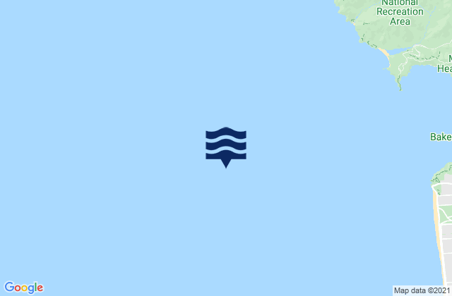 Mappa delle Getijden in San Francisco Bar north of ship channel, United States
