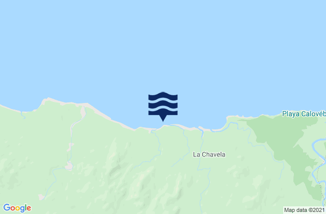 Mappa delle Getijden in Santa Catalina, Panama