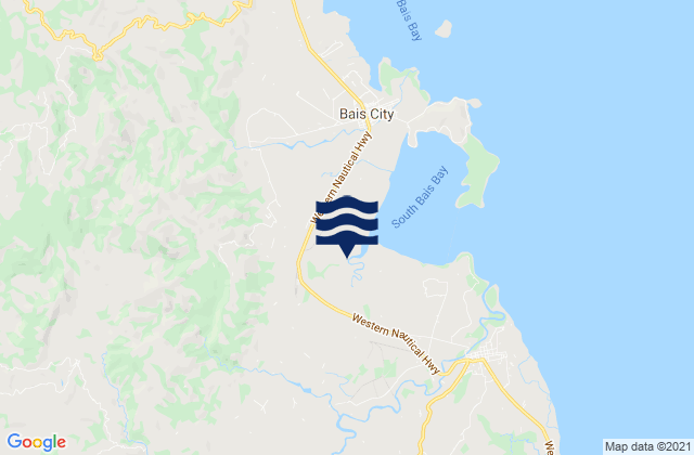 Mappa delle Getijden in Santa Cruz, Philippines