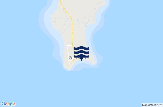Mappa delle Getijden in Santa Maria, Cabo Verde