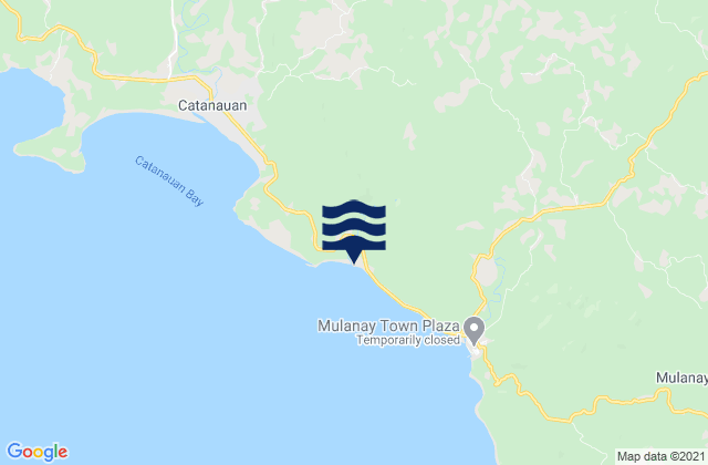 Mappa delle Getijden in Santa Rosa, Philippines