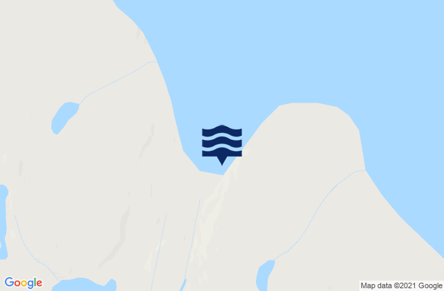 Mappa delle Getijden in Savikha Bay, Russia