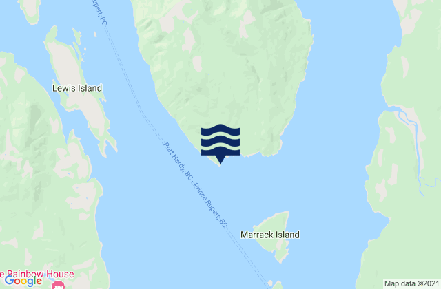 Mappa delle Getijden in Seabreeze Point, Canada