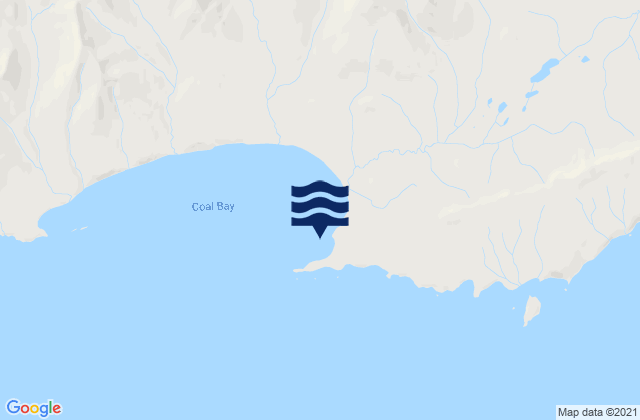 Mappa delle Getijden in Seal Cape (Coal Bay), United States