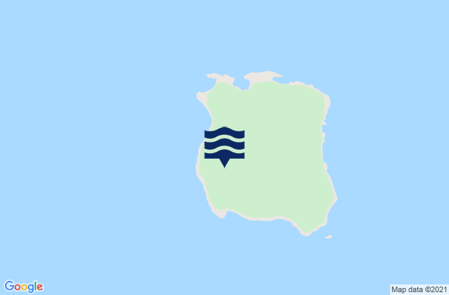 Mappa delle Getijden in Sentinel (South Andaman), India