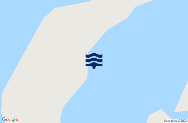 Mappa delle Getijden in Sev (North) Plavikovy Island, Russia
