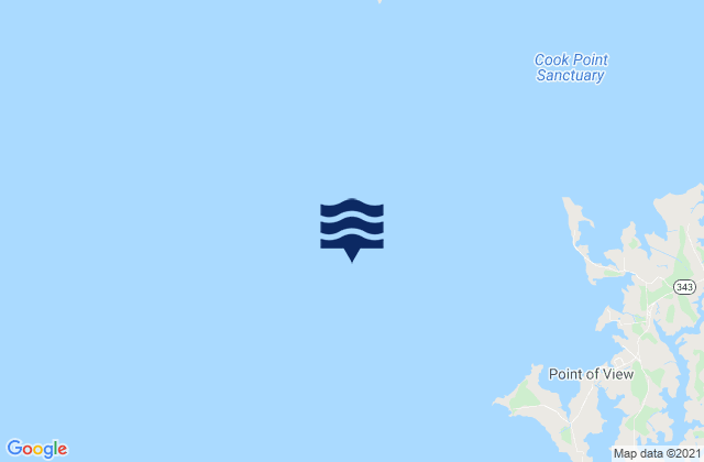 Mappa delle Getijden in Sharp Island Lt. 2.3 n.mi. SE of, United States