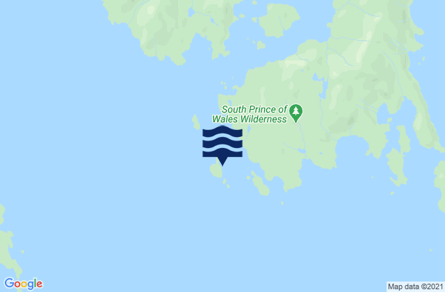Mappa delle Getijden in Ship Island, United States