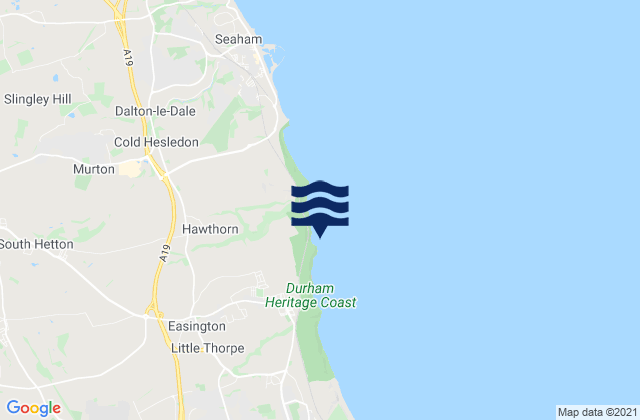 Mappa delle Getijden in Shippersea Bay, United Kingdom