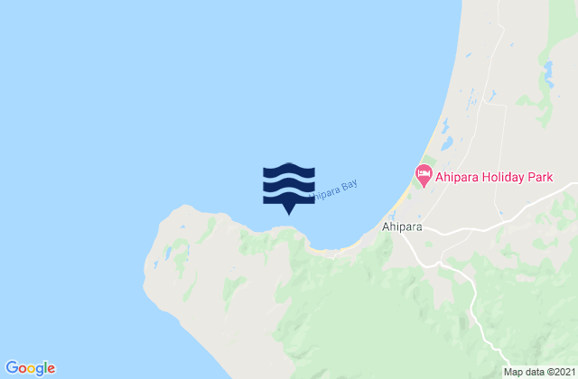 Mappa delle Getijden in Shipwreck Bay, New Zealand