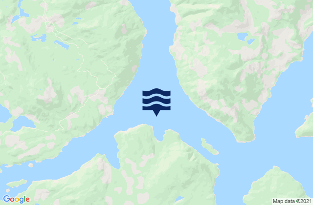 Mappa delle Getijden in Shoal Bay, Canada