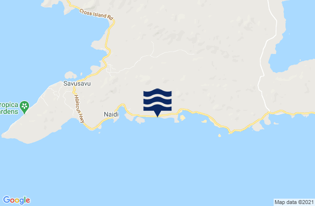 Mappa delle Getijden in SigaSiga Sands Resort, Fiji