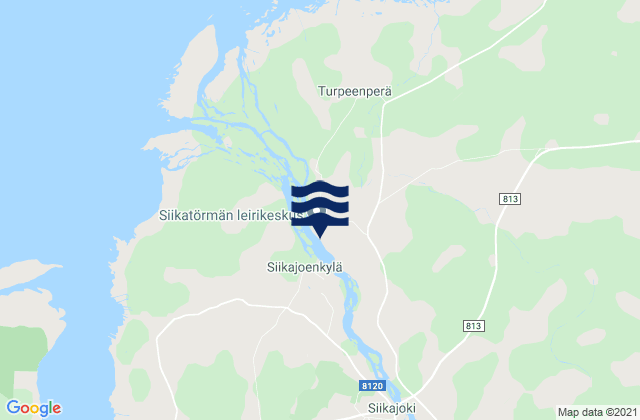 Mappa delle Getijden in Siikajoki, Finland