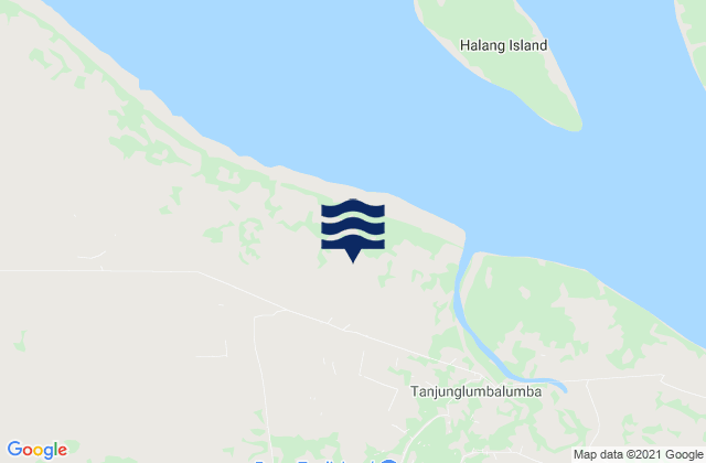 Mappa delle Getijden in Simpangbandung, Indonesia
