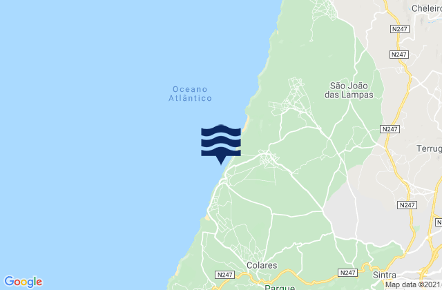Mappa delle Getijden in Sintra, Portugal