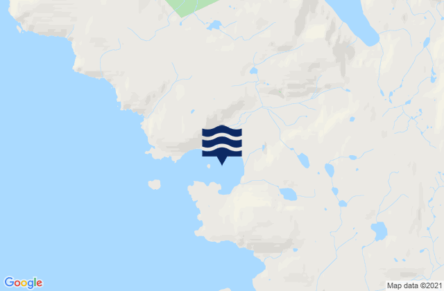 Mappa delle Getijden in Skarvfjord, Norway