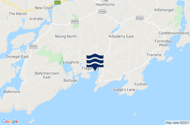 Mappa delle Getijden in Skibbereen, Ireland