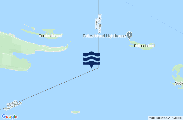 Mappa delle Getijden in Skipjack Island 2 miles NNE of, United States