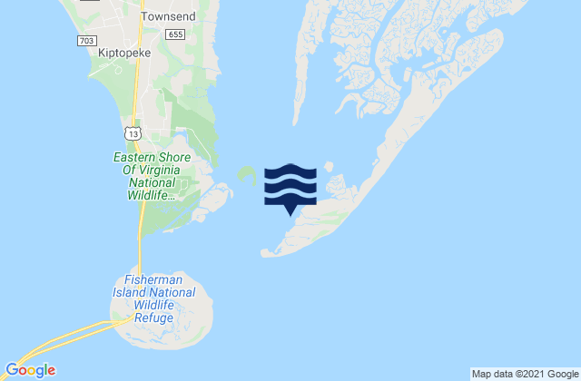 Mappa delle Getijden in Smith Island (coast Guard Station), United States