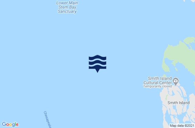 Mappa delle Getijden in Smith Island 3.6 n.mi. northwest of, United States