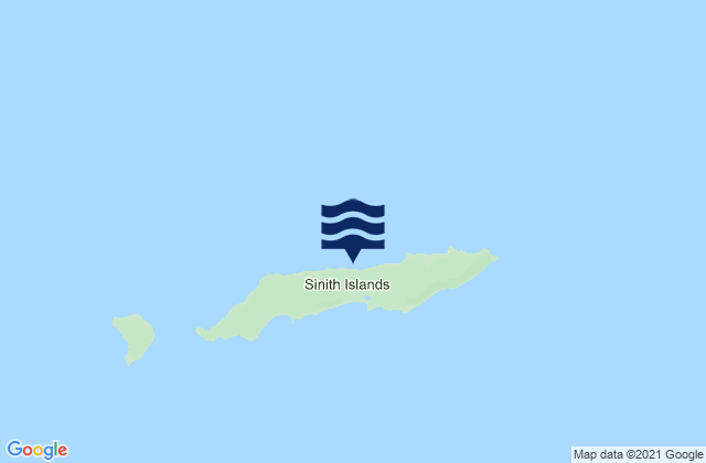 Mappa delle Getijden in Smith Island, United States