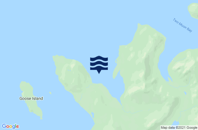 Mappa delle Getijden in Snug Corner Cove (Port Fidalgo), United States