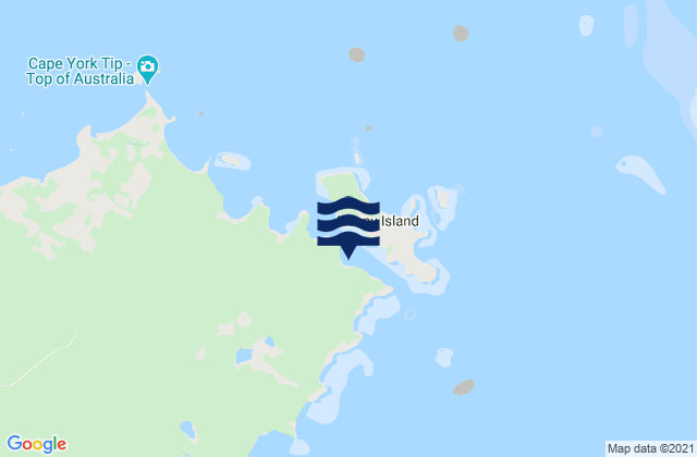 Mappa delle Getijden in Somerset Bay, Australia