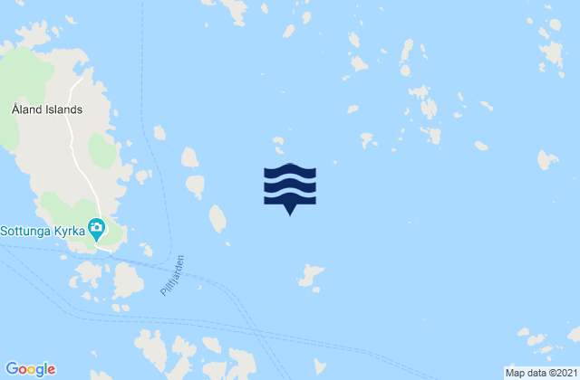 Mappa delle Getijden in Sottunga, Aland Islands