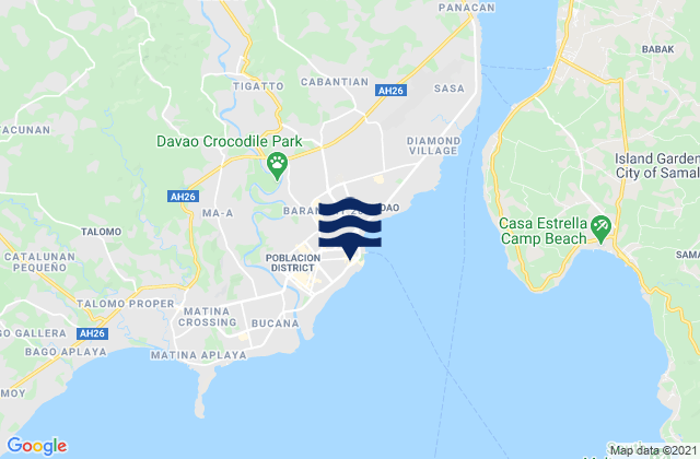 Mappa delle Getijden in Spoutnik, Philippines