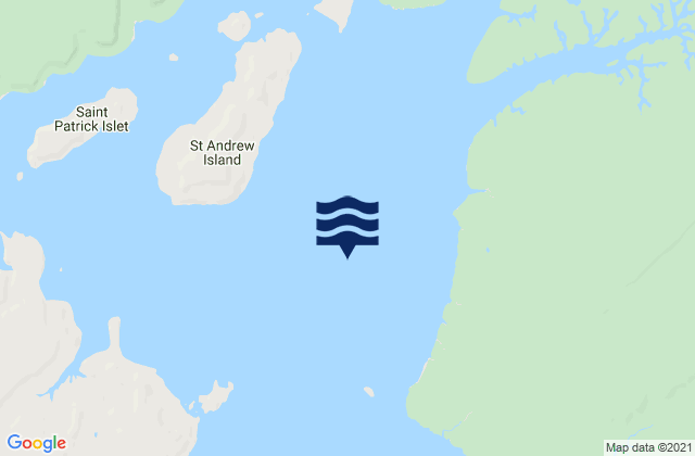 Mappa delle Getijden in St George Basin, Australia