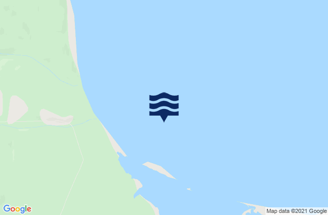 Mappa delle Getijden in Starka Bay, Russia