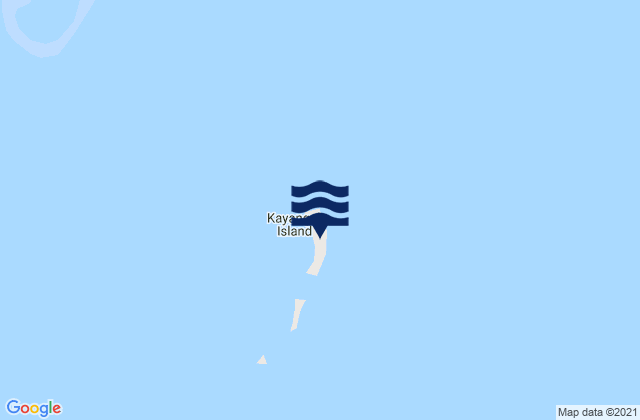 Mappa delle Getijden in State of Kayangel, Palau